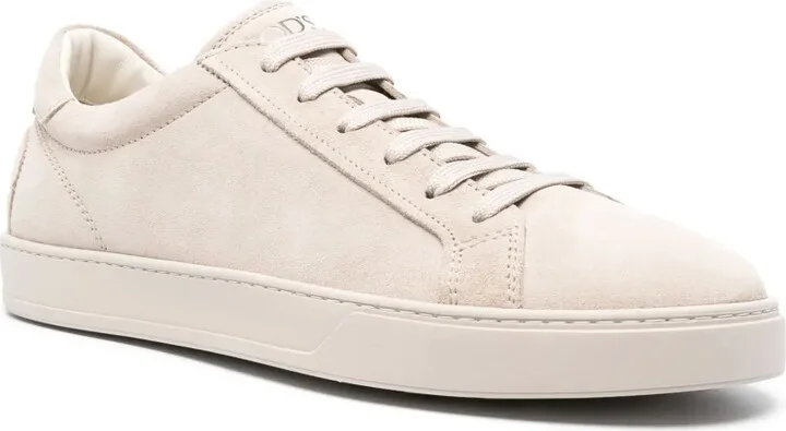 Logo-Print Suede Sneakers - Image 2