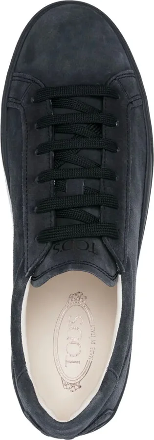 Logo-Print Suede Sneakers - Image 4