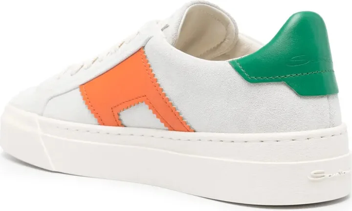 Logo-Print Suede Sneakers - Image 3