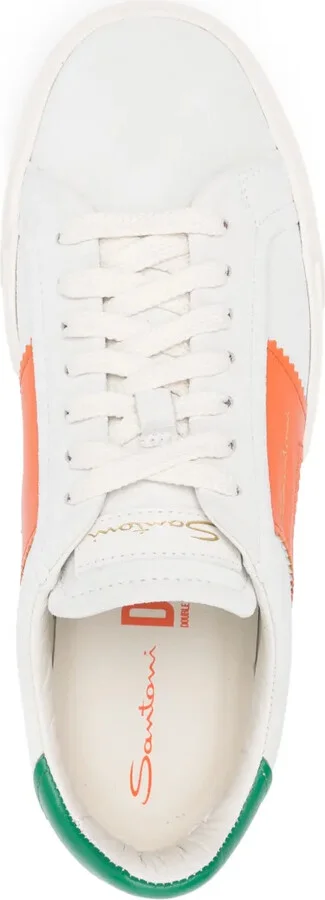 Logo-Print Suede Sneakers - Image 4