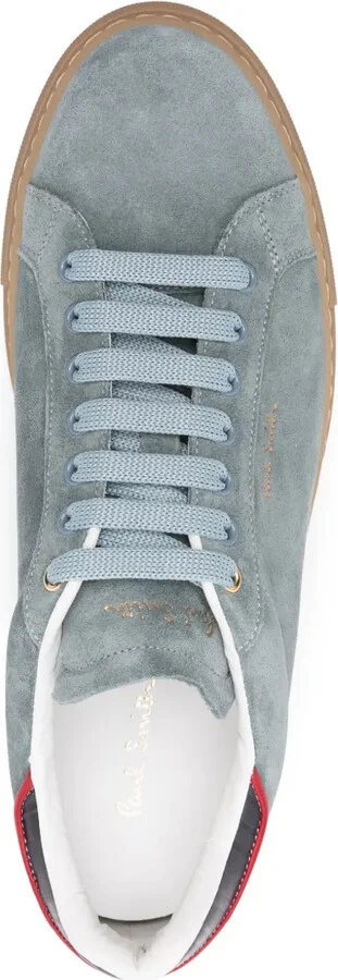 Logo-Print Suede Sneakers - Image 4