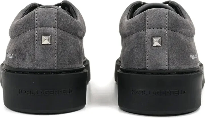 Logo-Print Suede Sneakers - Image 3
