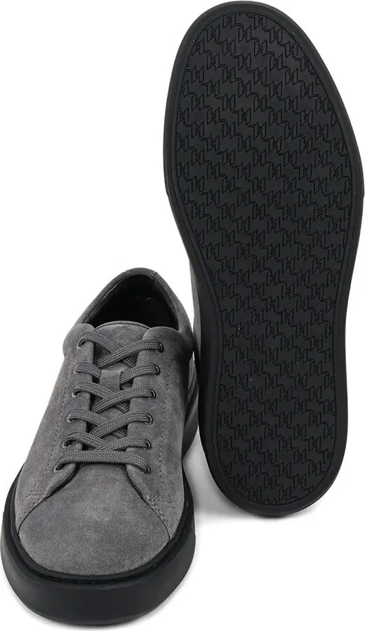 Logo-Print Suede Sneakers - Image 5