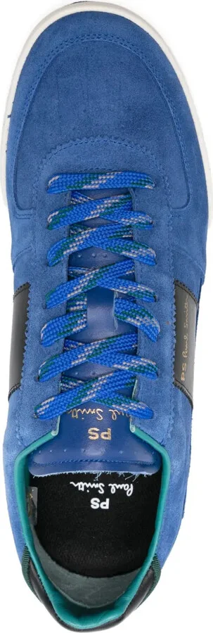 Logo-Print Suede Sneakers - Image 4