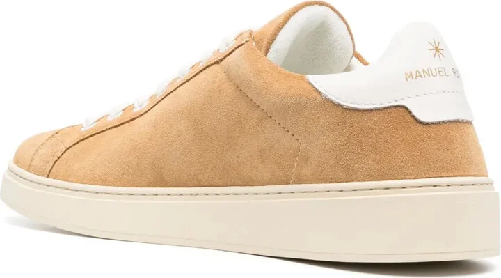 Logo-Print Suede Sneakers - Image 3