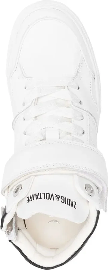 Logo-Print Touch-Strap Sneakers - Image 4