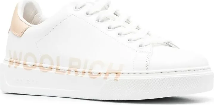 Logo-Print Two-Tone Sneakers - Image 2