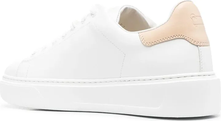Logo-Print Two-Tone Sneakers - Image 3