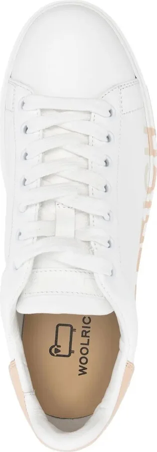 Logo-Print Two-Tone Sneakers - Image 4