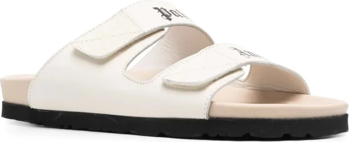 Logo-Printed Leather Sandals - Image 2