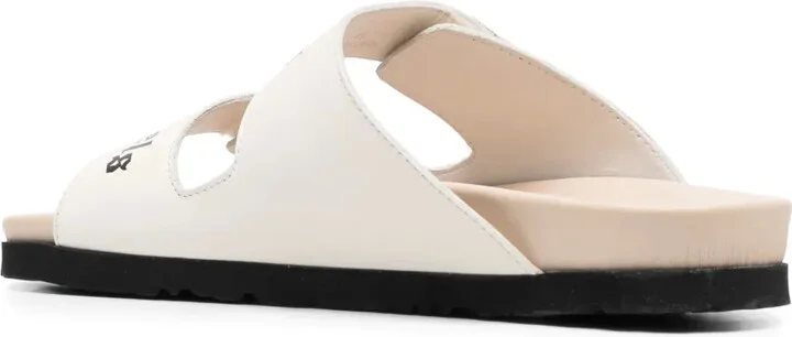 Logo-Printed Leather Sandals - Image 3
