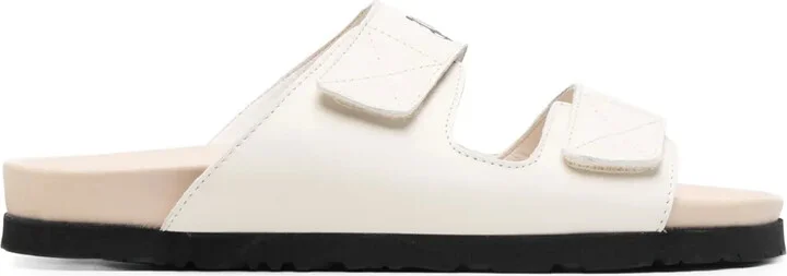 Logo-Printed Leather Sandals