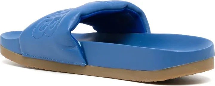 Logo-Quilted Leather Slides - Image 3