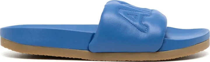 Logo-Quilted Leather Slides