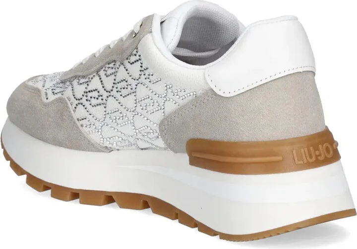 Logo-Rhinestone Sneakers - Image 3