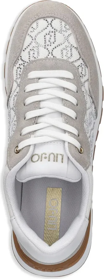 Logo-Rhinestone Sneakers - Image 4