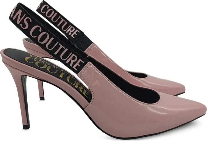 Logo-Slingback Pumps