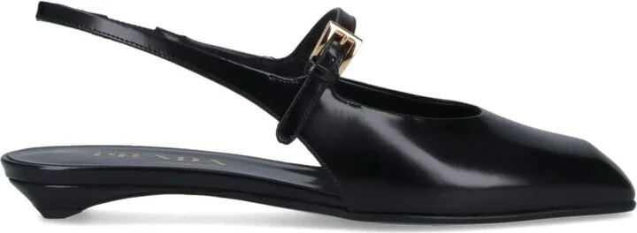 Logo Slingback Pumps