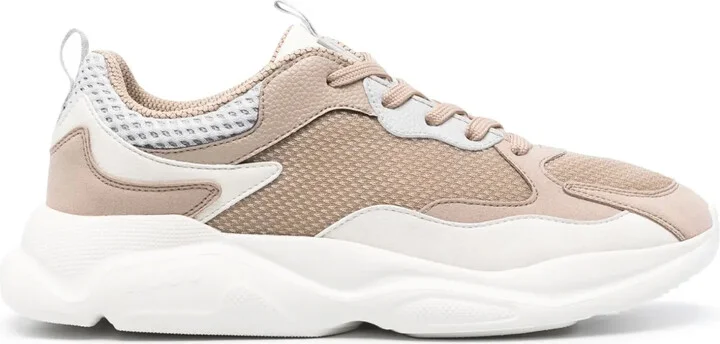 Logo-Sole Panelled Sneakers