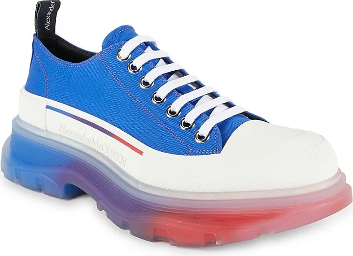 Logo Sole Platform Canvas Sneakers - Image 2