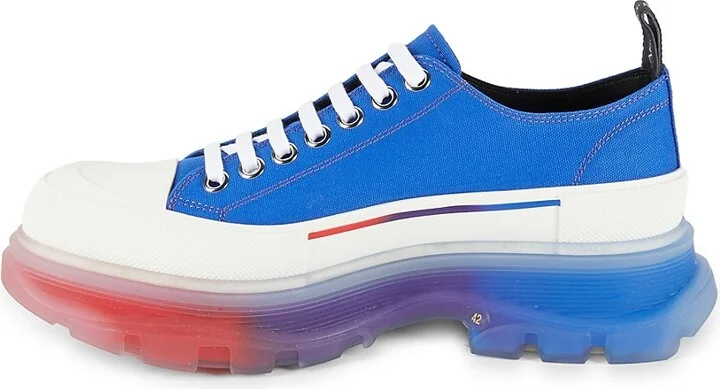 Logo Sole Platform Canvas Sneakers - Image 4