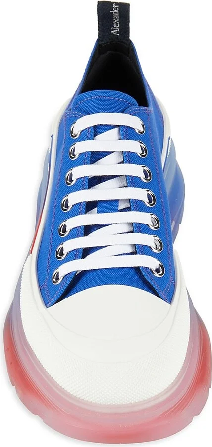 Logo Sole Platform Canvas Sneakers - Image 5