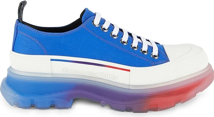 Logo Sole Platform Canvas Sneakers