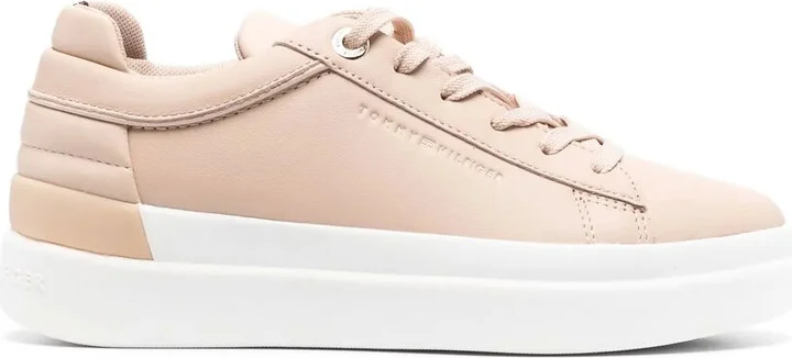 Logo-Stamp Flatform Sneakers