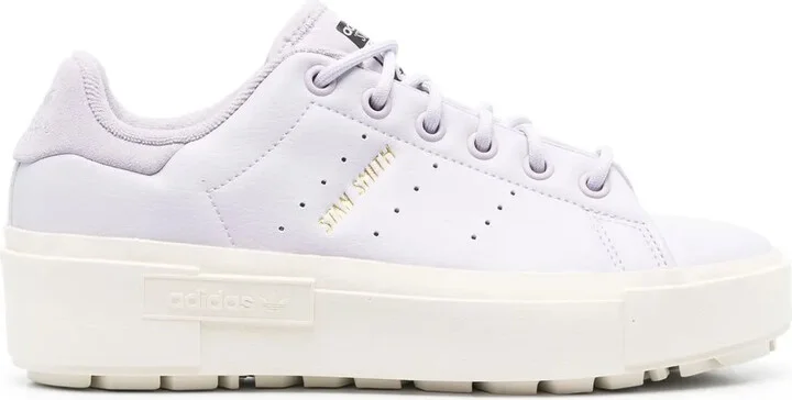 Logo Stamp Low-Top Leather Sneakers
