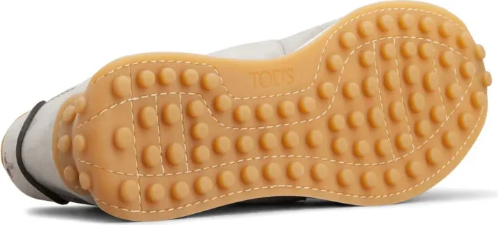 Logo-Stamp Suede Lace-Up Sneakers - Image 4