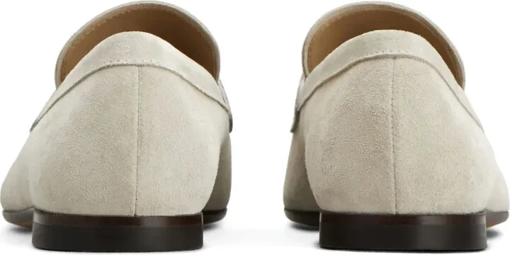 Logo-Stamp Suede Loafers - Image 3