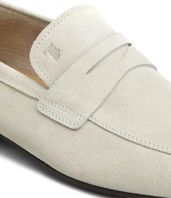 Logo-Stamp Suede Loafers - Image 5