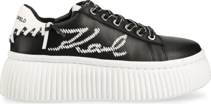 Logo-Stitched Sneakers