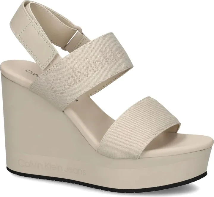 Logo-Strap 110mm Wedge Sandals - Image 2