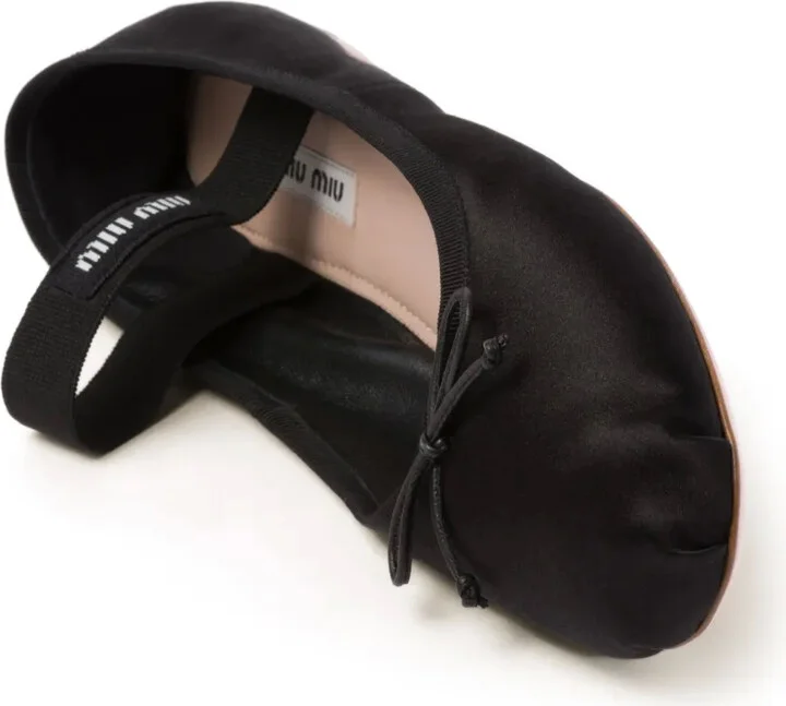 Logo-Strap Ballerina Shoes - Image 4