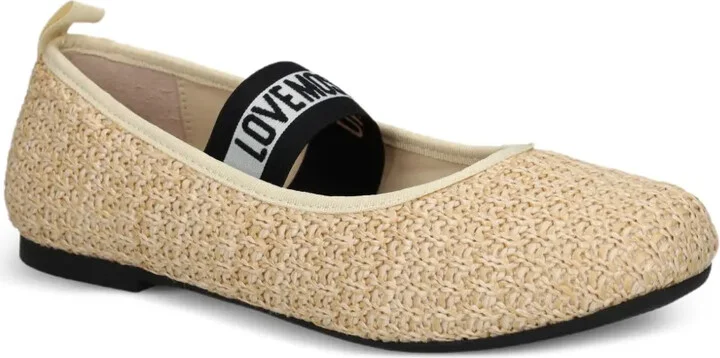 Logo-Strap Ballerina Shoes - Image 2