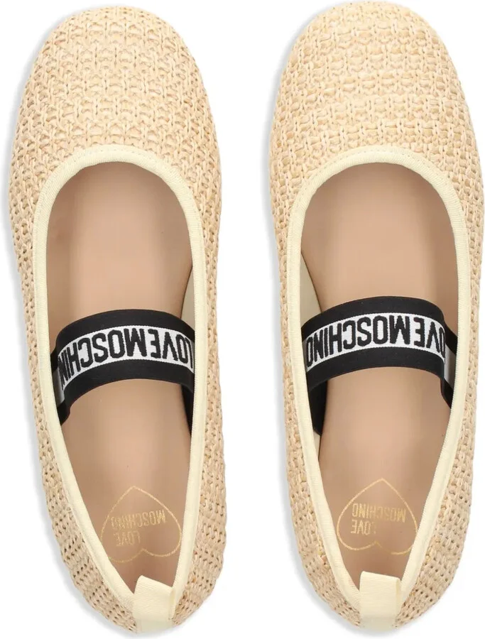 Logo-Strap Ballerina Shoes - Image 4