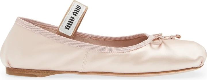 Logo Strap Ballet Flat - Image 3