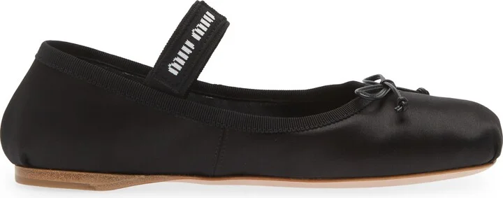Logo Strap Ballet Flat - Image 9