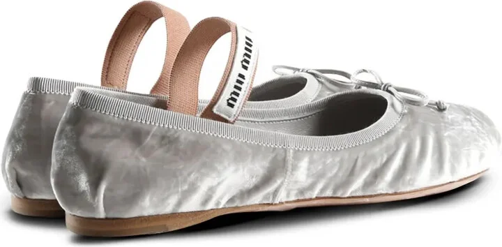 Logo-Strap Ballet Flats - Image 3