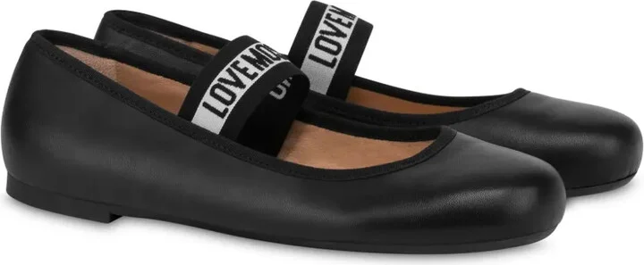 Logo-Strap Ballet Flats - Image 2