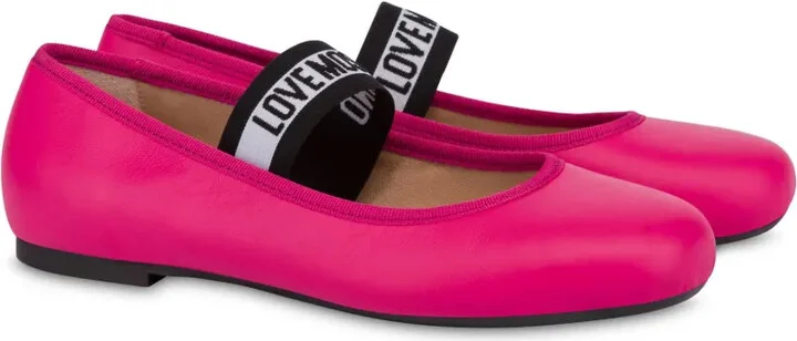 Logo-Strap Ballet Flats - Image 2