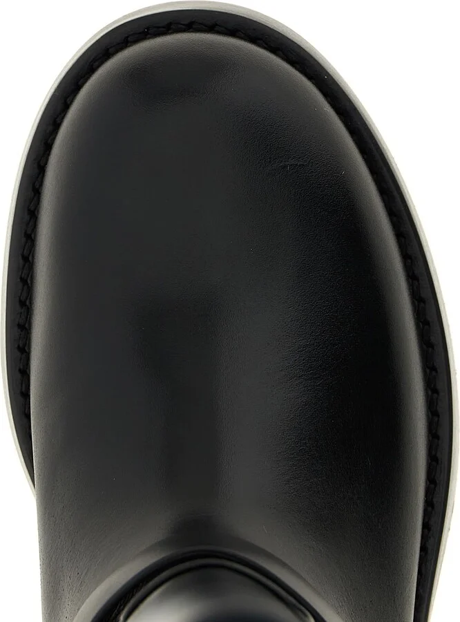 Logo Strap Boots - Image 4