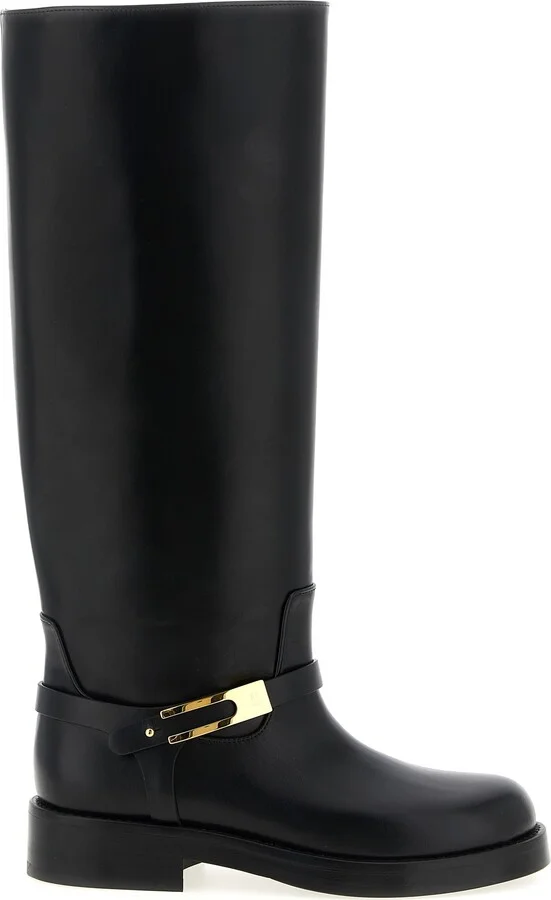 Logo Strap Boots