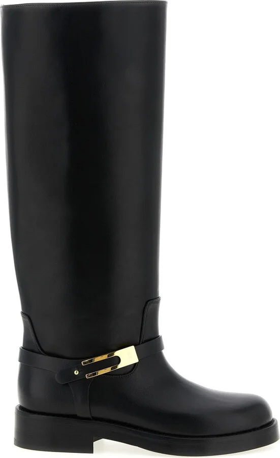 Logo Strap Boots