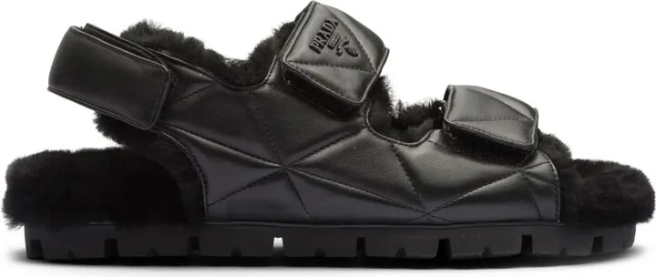 Logo-Strap Chunky Sandals