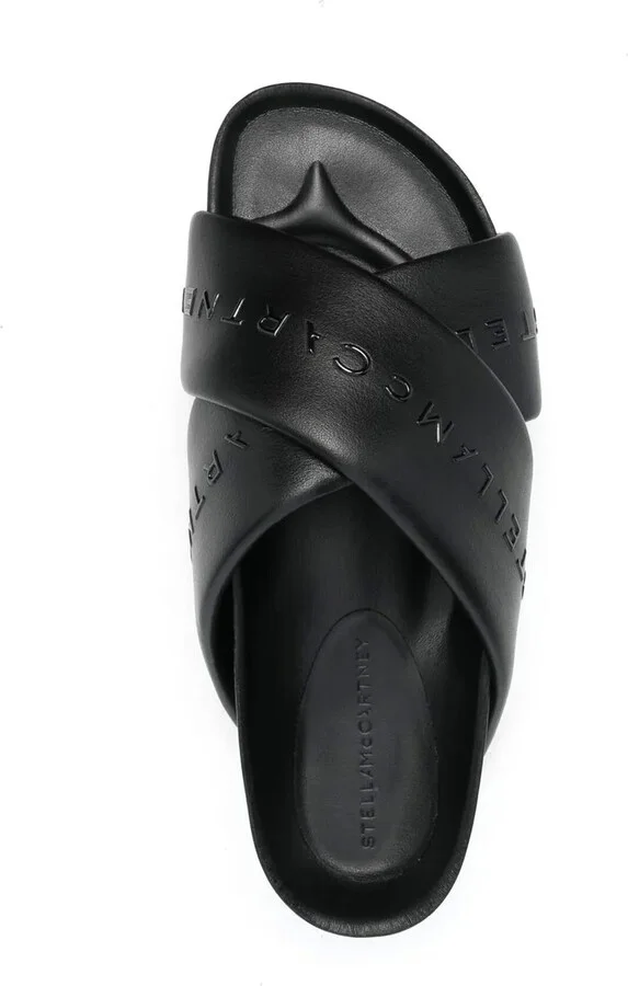 Logo-Strap Flatform Sandals - Image 4