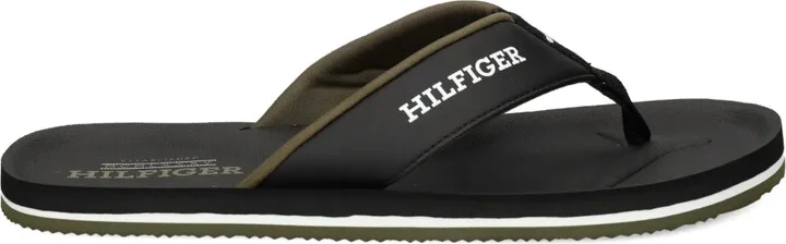 Logo-Strap Flip Flops