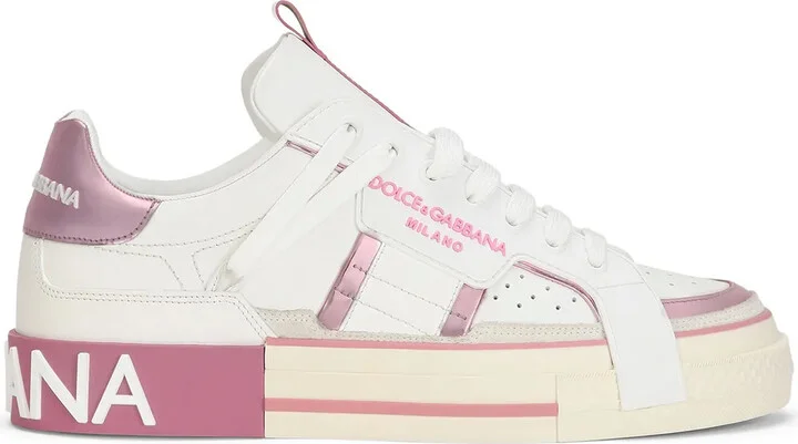 Logo-Stripe Low-Top Sneakers