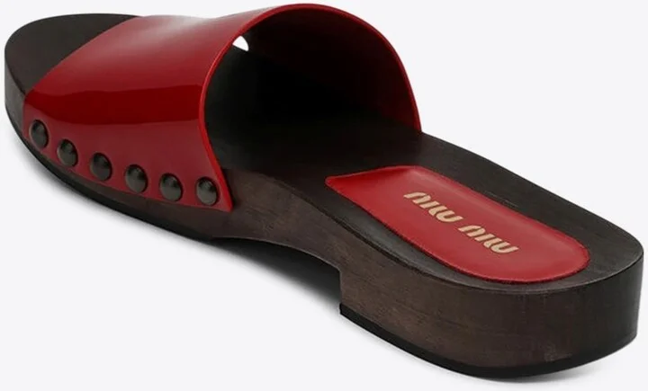 Logo Studded Flat Sandals - Image 2